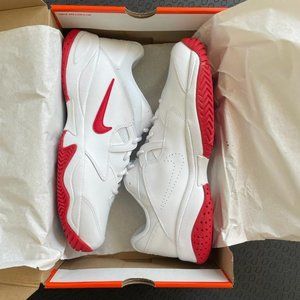 Nike Court Lite 2 Tennis Men's Shoe - White & Red Size 12
